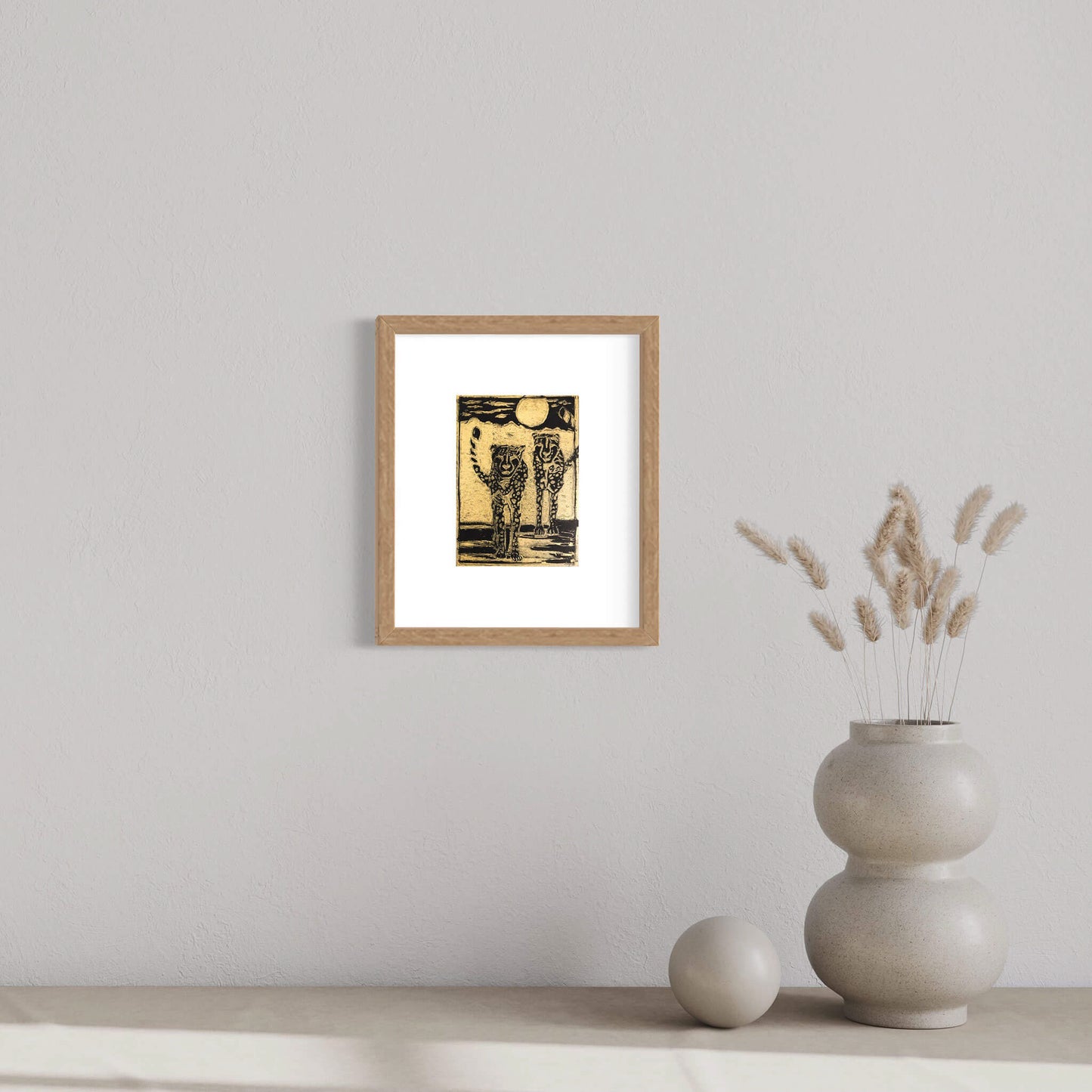 Friends at Sunrise *Linocut Print*